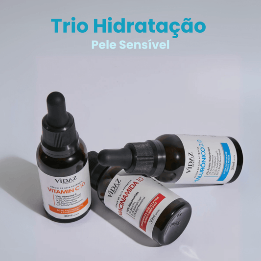 Trio Hidratação pele sensível + Hidratante GRÁTIS